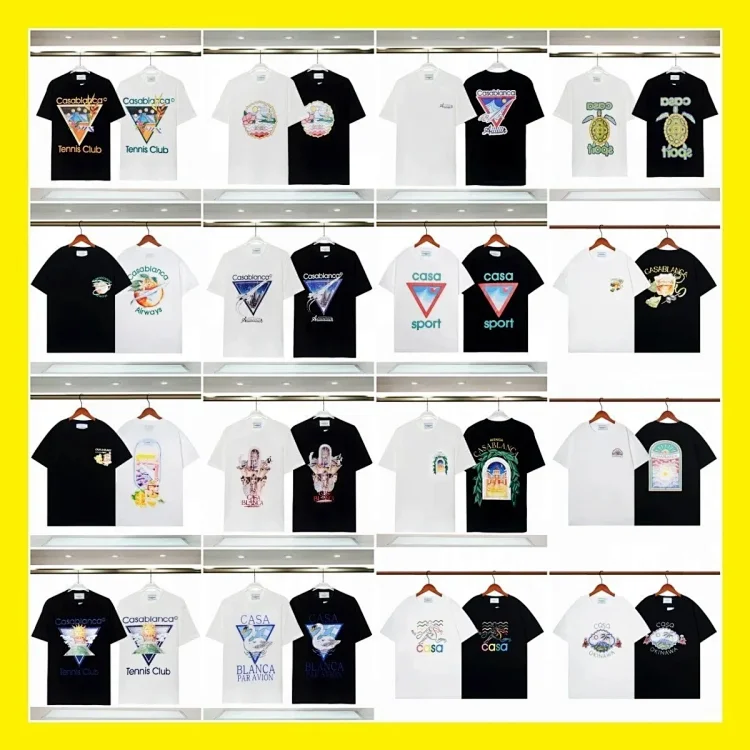 Casablanca Letter Print Short Sleeve T-Shirts [40 styles]