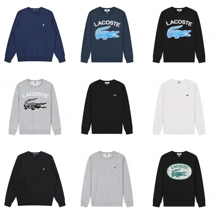 Lacoste Crocodile Logo Crewneck Sweatshirt [40 styles]