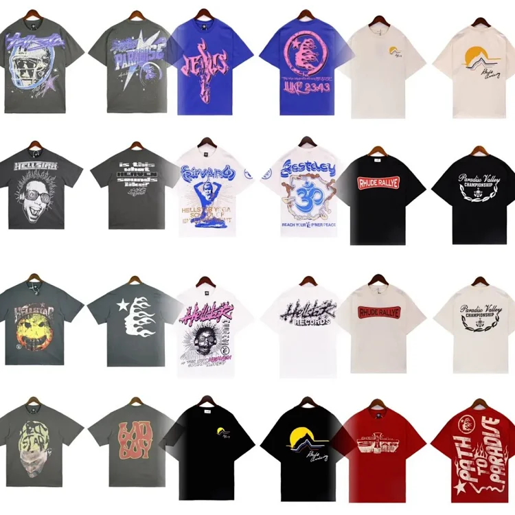 Hellstar Trendy Street T-Shirts [34 styles]
