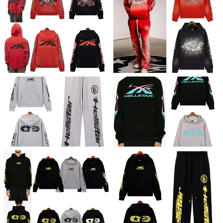 Hellstar Flame Skull Hoodie/Sweatshirt [40 styles]