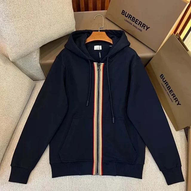 Burberry Stripe Zip-Up Hoodie & Jogger Set [6 styles]
