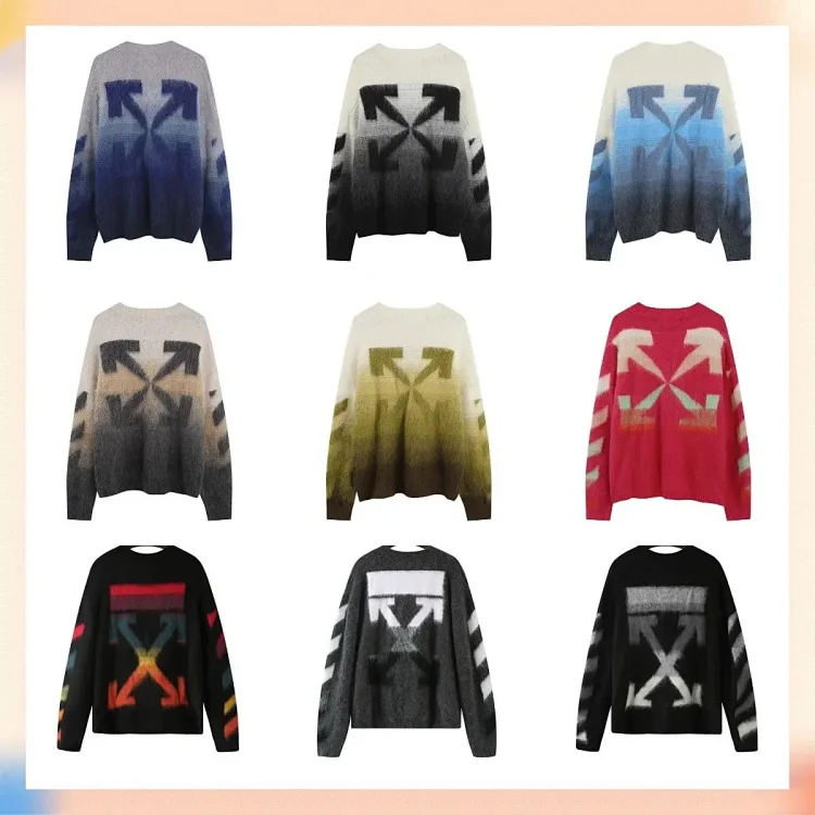  OFF-WHITE Arrow Motif Sweaters [32 styles]