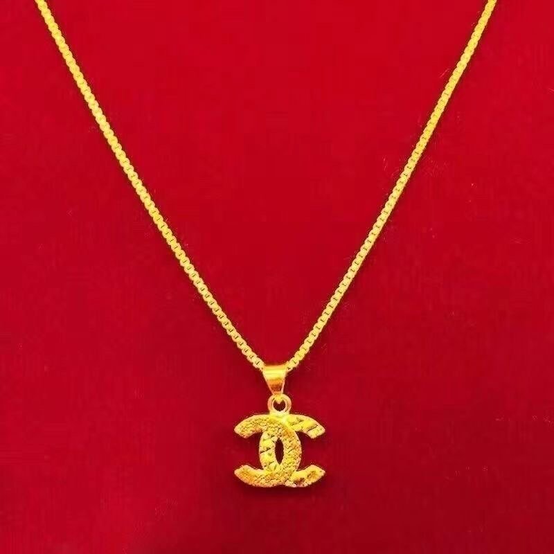 Chanel CC Logo Necklace