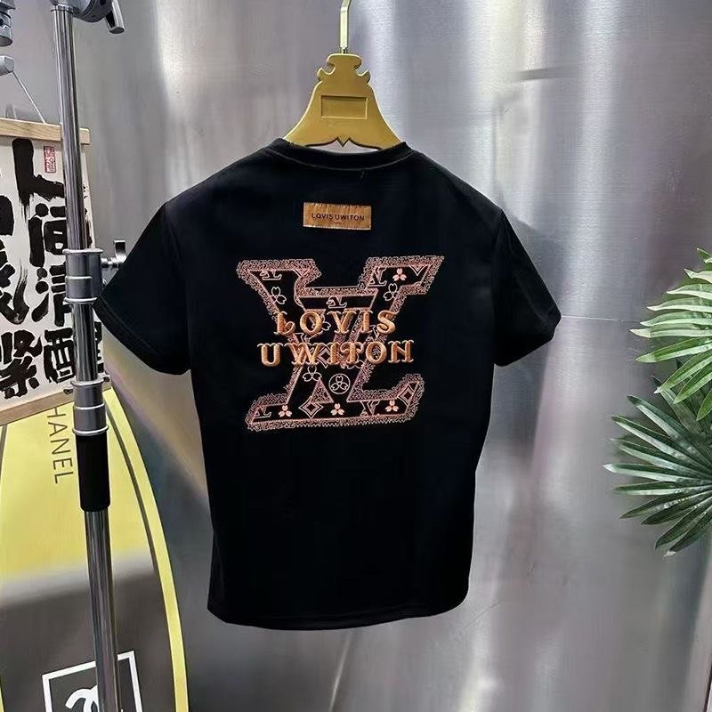 LOUIS VUITTON LV Monogram Print T-Shirt [2 styles]