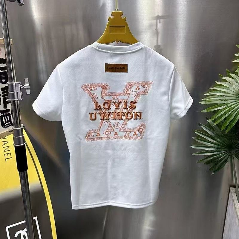 LOUIS VUITTON LV Monogram Print T-Shirt [2 styles]