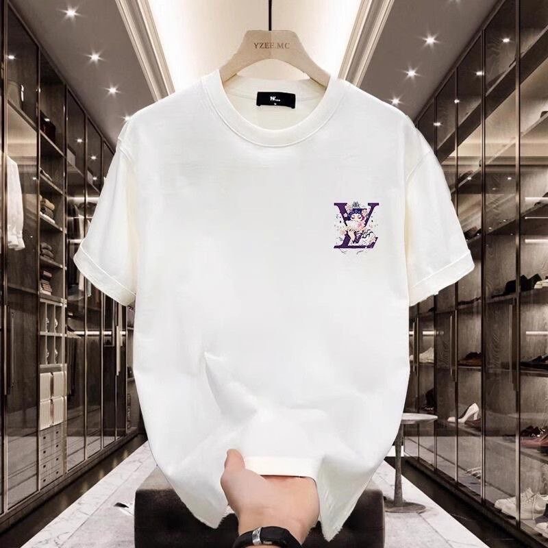 LV Monogram Print T-Shirt [2 styles]