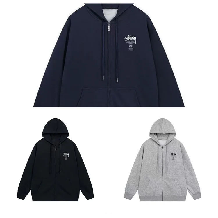 Stussy World Tour Zip-Up Hoodie [6 styles]