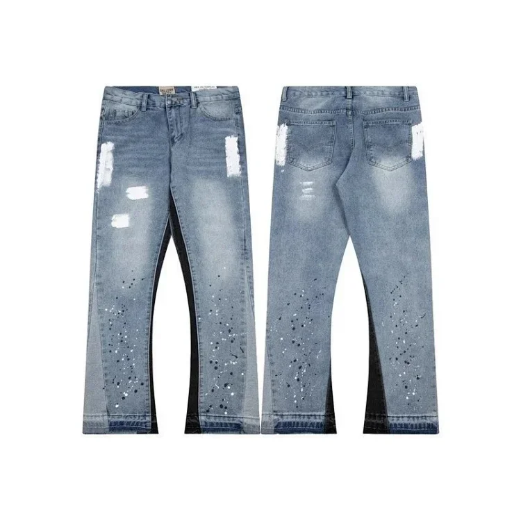  Gallery Dept Distressed Paint-Splatter Jeans [18 styles]