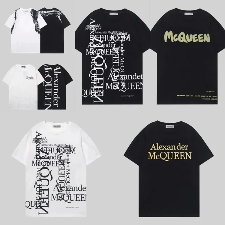 Alexander McQueen Graphic Print T-Shirts [28 styles]