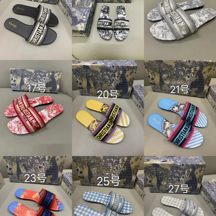  Christian Dior Slide Sandals [36 styles]