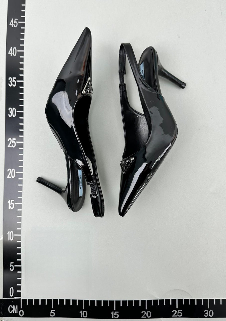 Prada Pointed Toe Slingback High Heels [4 styles]