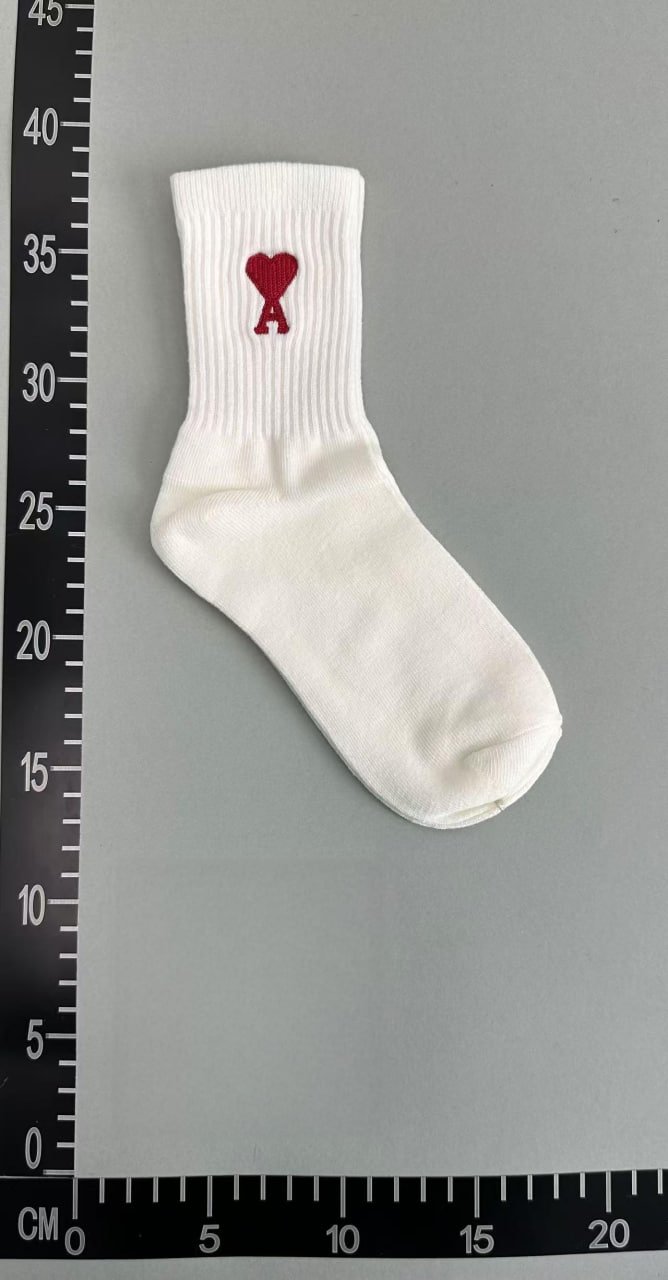 Ami Paris Heart Embroidery Ankle Socks [36 styles]