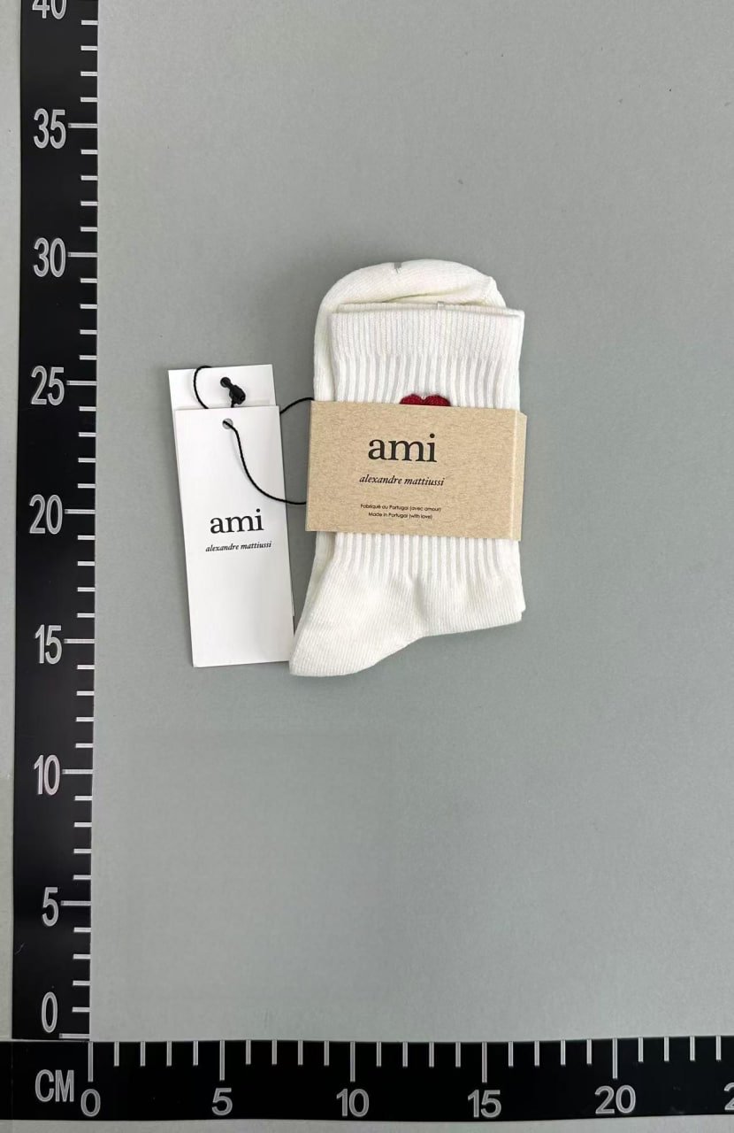 Ami Paris Heart Embroidery Ankle Socks [36 styles]