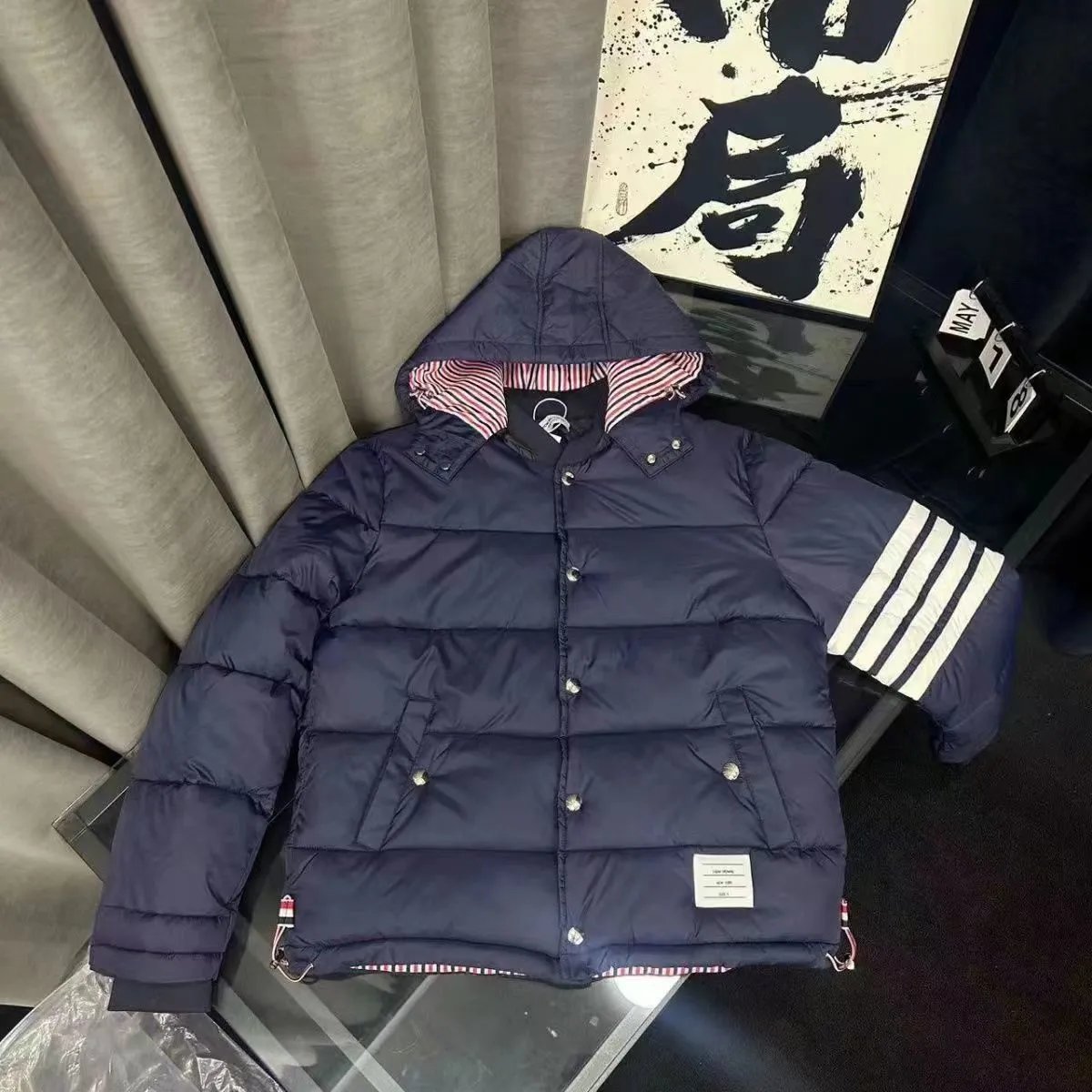 Thom Browne 4-Bar Hooded Puffer Jacket [3 styles]