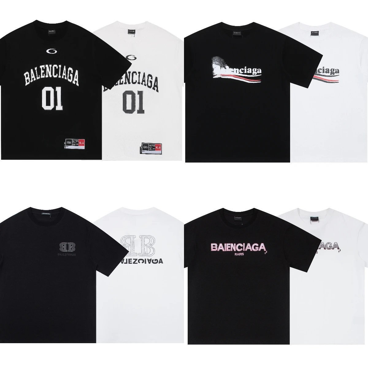  Balenciaga T-Shirt [14 styles]