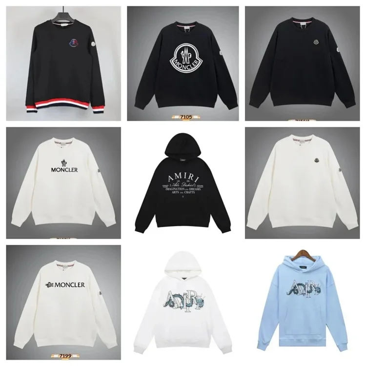 Moncler, Amiri Hoodi