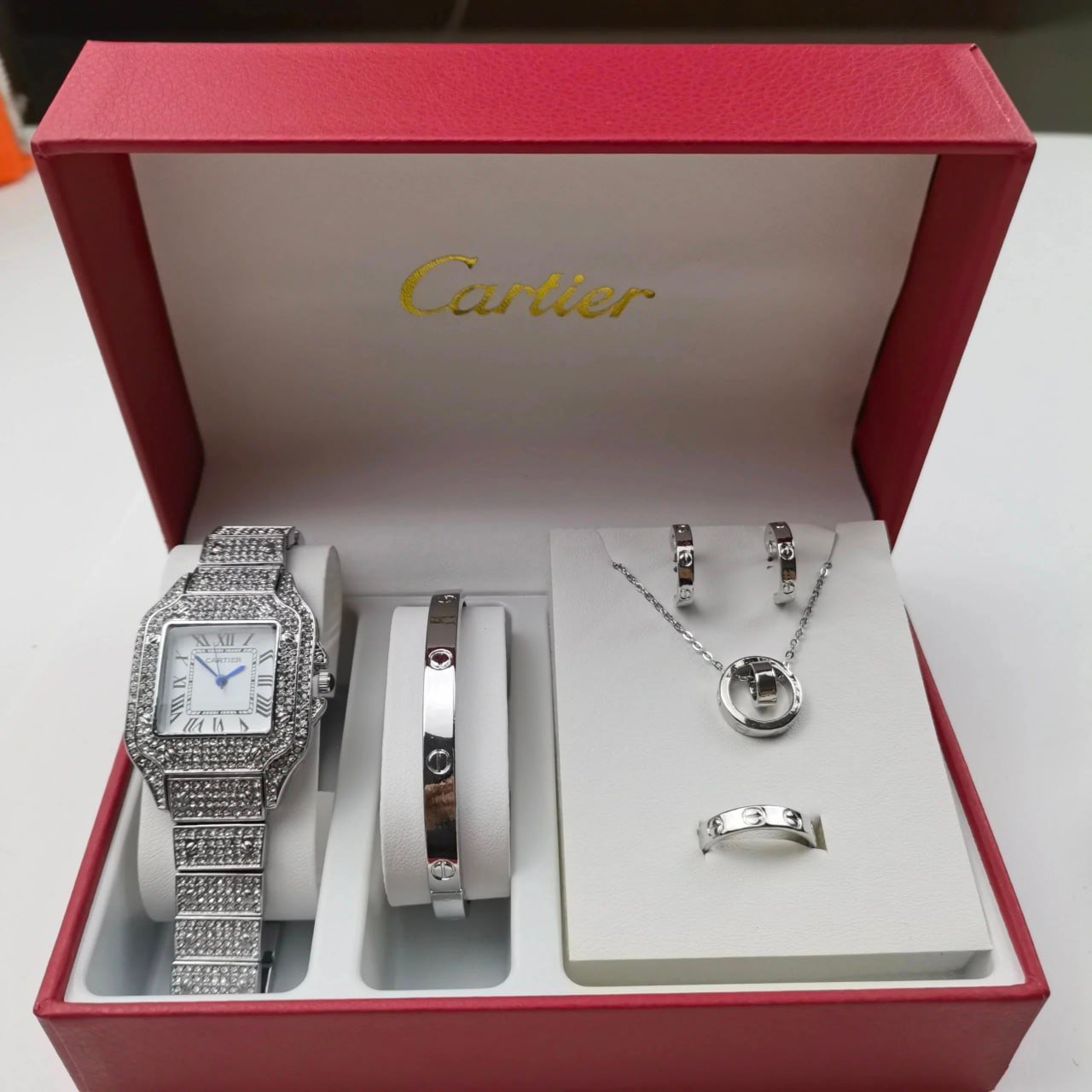  Cartier Santos de Cartier Watch & Jewelry Set [28 styles]