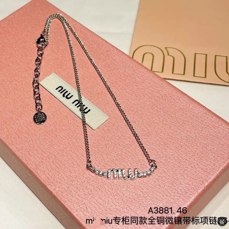 miumiu necklace                                                                                                                         
