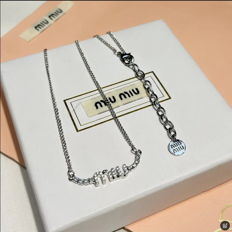  miumiu necklace                                                                                                                         