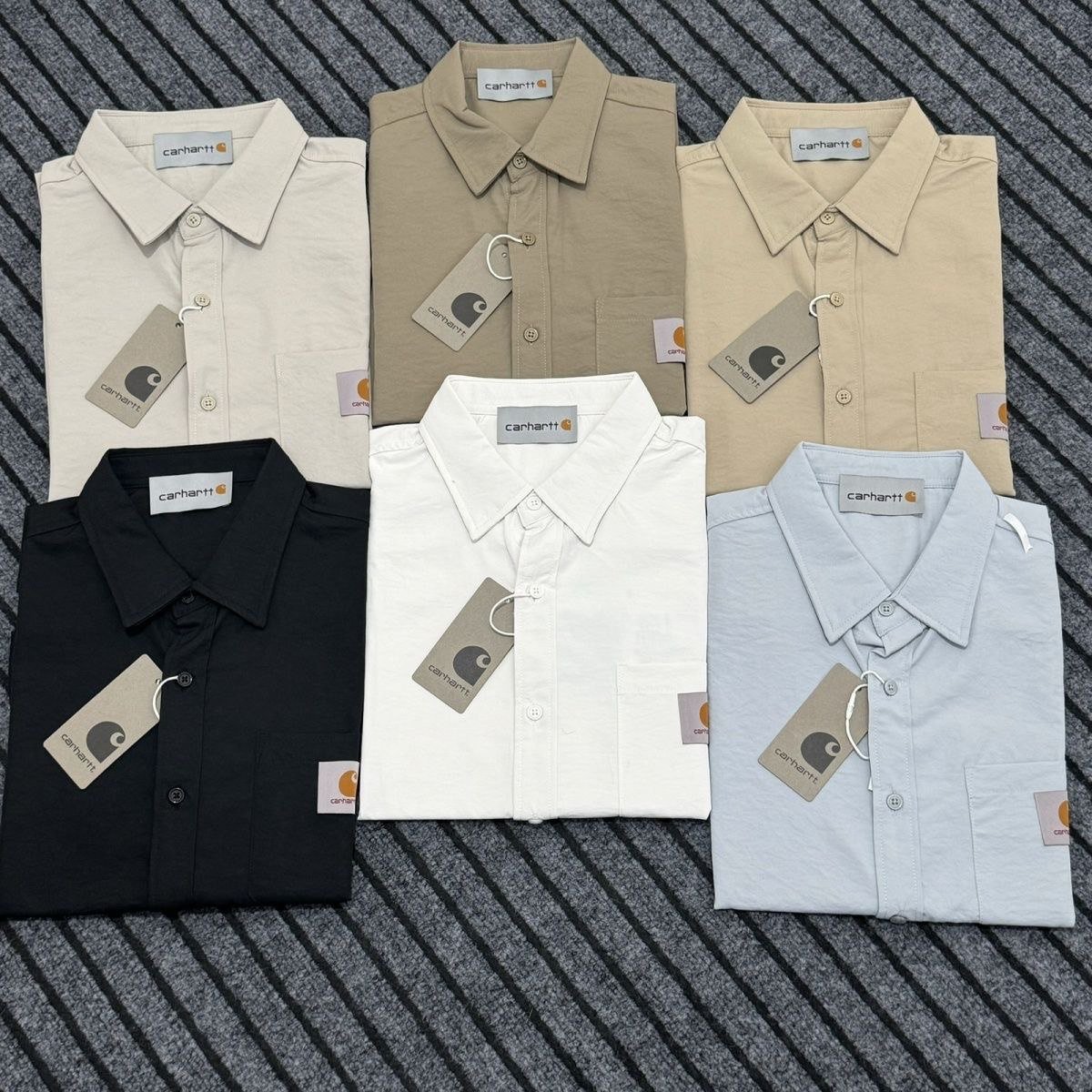 Carhartt  T-shirt tee shorts POLO Suits set