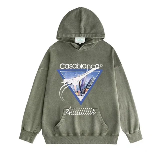 Casablanca New tennis club logo personalized print hoodie（18 styles)