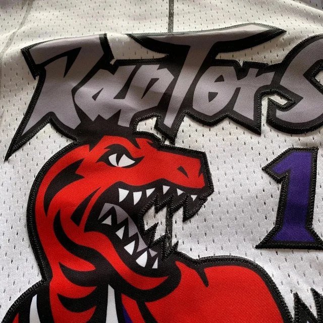 NBA Tracy McGrady retro Tyrannosaurus purple jersey men's and women's casual jersey Basketball Jersey（2 CP)