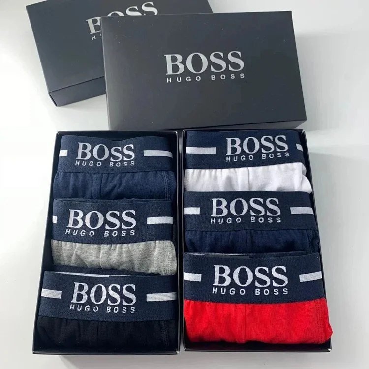 B0SS Men's Fashion Boxer Briefs boxer 3pcs