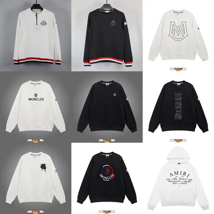 Moncler New Fashion Round Neck Comfortable Sweatshirt